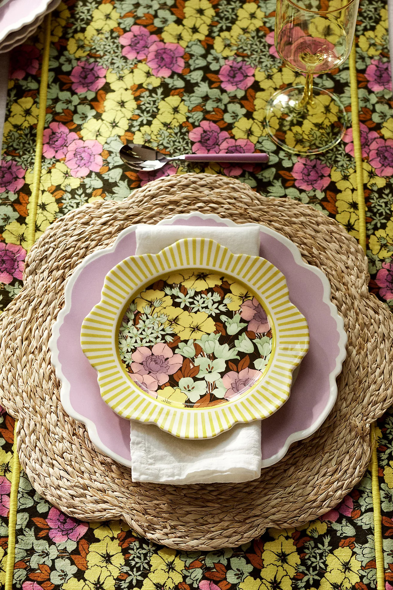 Lyla Solid Dinner Plates, Set of 4 | Anthropologie (US)