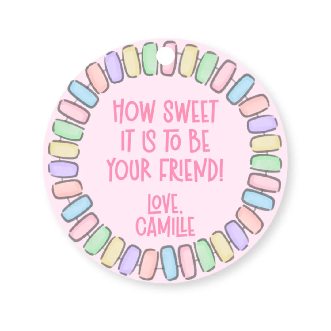 Candy Necklace Valentines Gift Tag, Valentines Gift Tag - Etsy | Etsy (US)