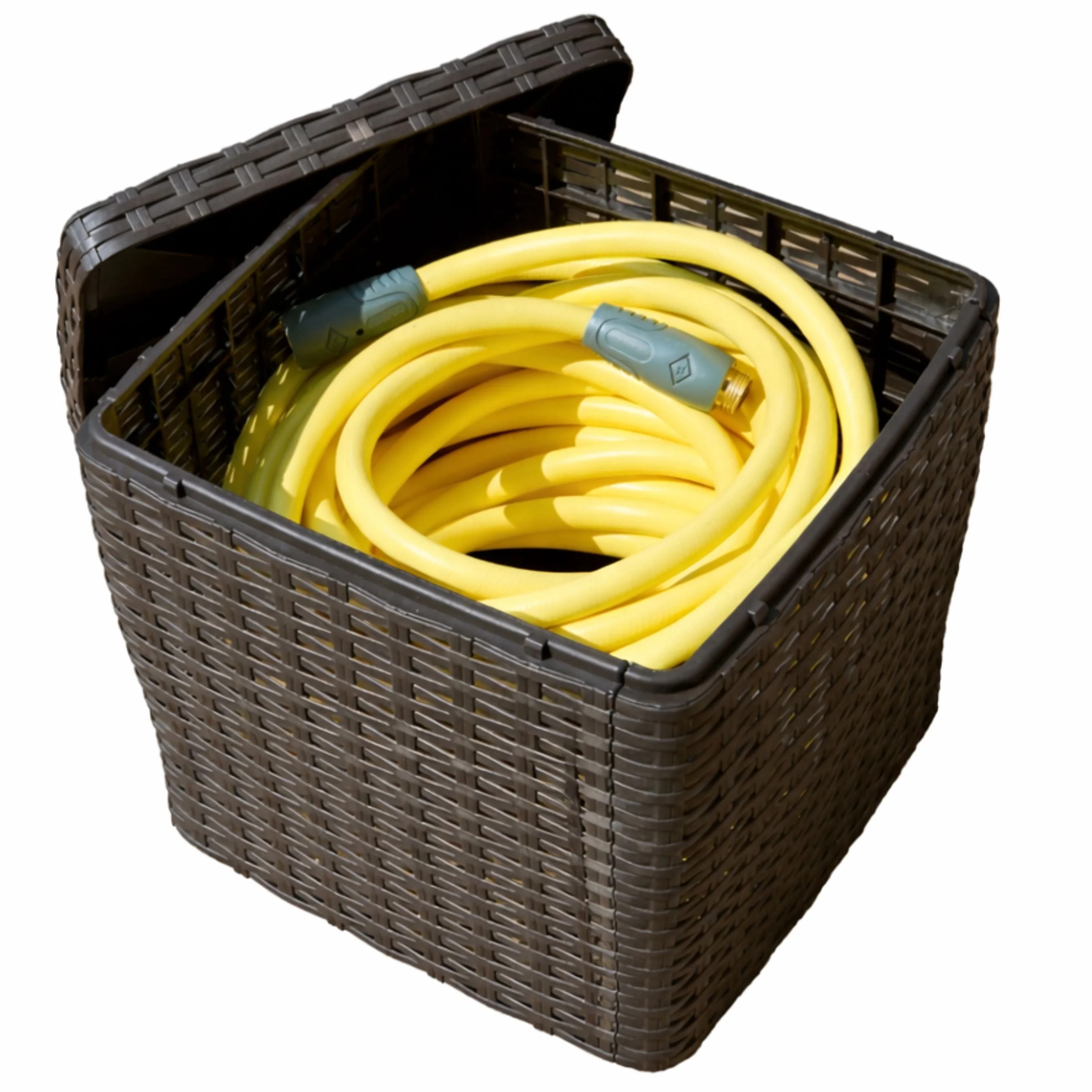 Real Hose Storage Outdoor Garden Hose Storage Holder, Decorative Garden Hose Storage Box, Storage... | Walmart (US)
