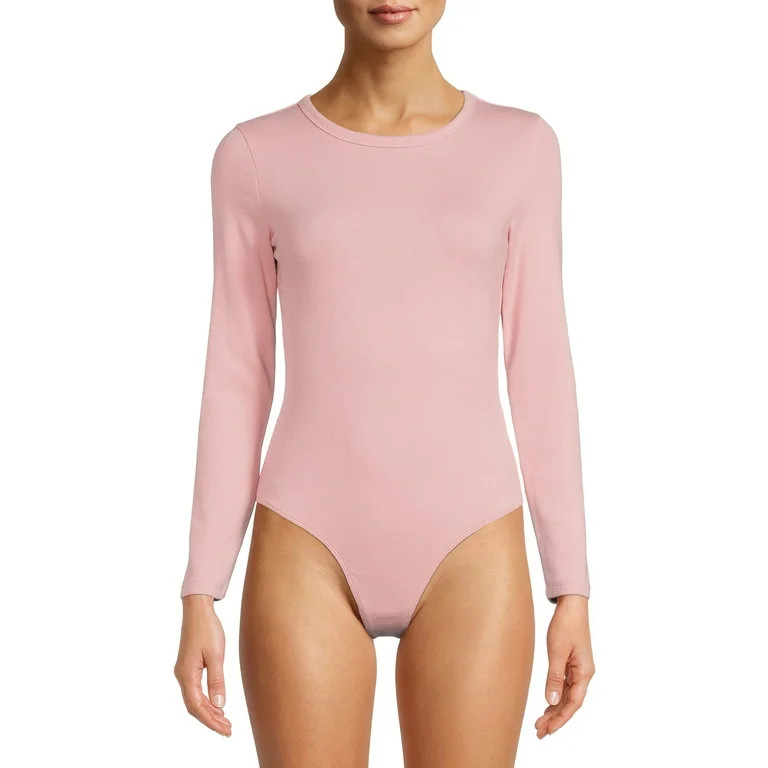 Time and Tru Women's Long Sleeve Bodysuit | Walmart (US)