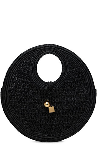 Black 'The Spiaggia small round' Tote | SSENSE