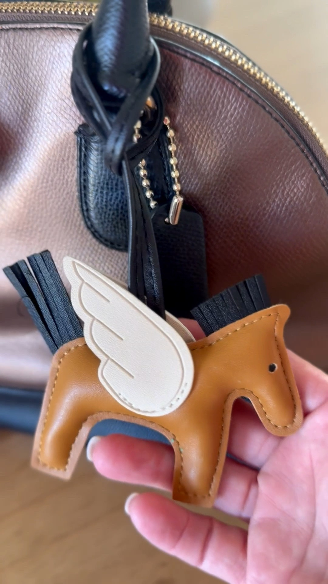 Adding two cute items to my bags this fall!  First, I LOVE this horse!  Comes in several colors. Great for your purse or a backpack!  Second, the pop of color with the narrow scarf tied in a bow!🔥💃🏻

#LTKOver40 #LTKSeasonal #LTKStyleTip