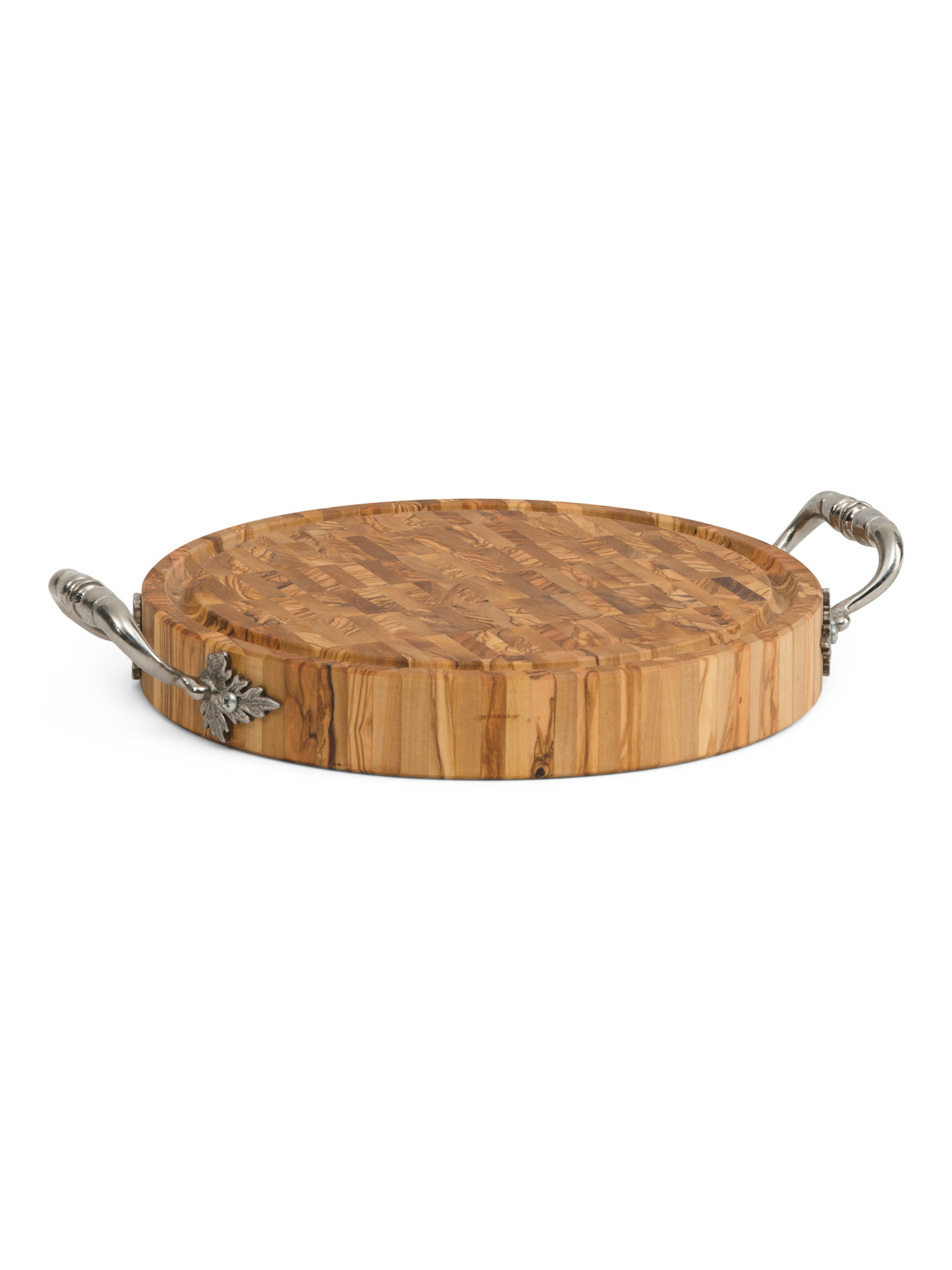 Made In Italy 12in Thick Round Handle Cutting Board | TJ Maxx