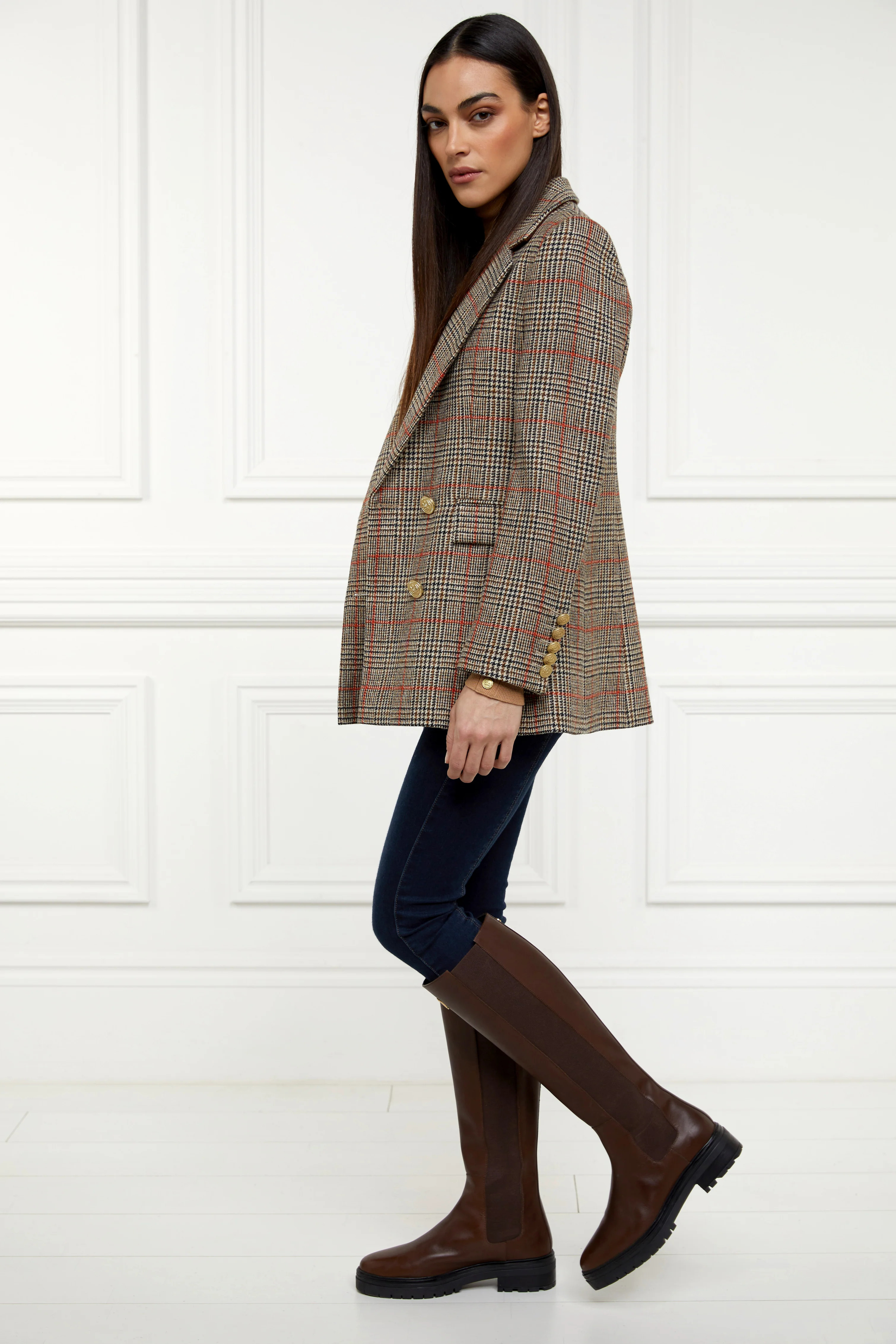 Astoria Knee Boot (Rich Chocolate) | Holland Cooper