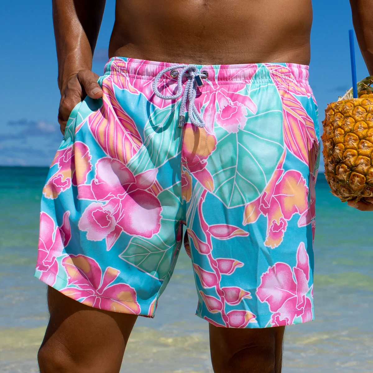 The Maui | Mens Swim Trunks by Kenny Flowers | Modern Resortwear | Kenny Flowers