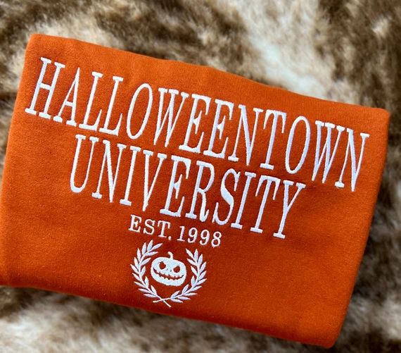 Halloweentown Sweatshirt. Fall. Thanksgiving. Embroidered - Etsy | Etsy (US)