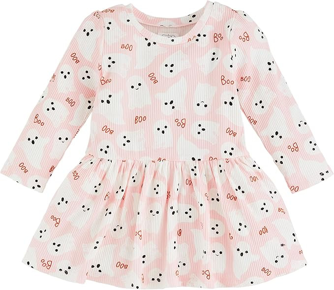 Mud Pie Baby Girls Toddler Halloween T Shirt Dress | Amazon (US)