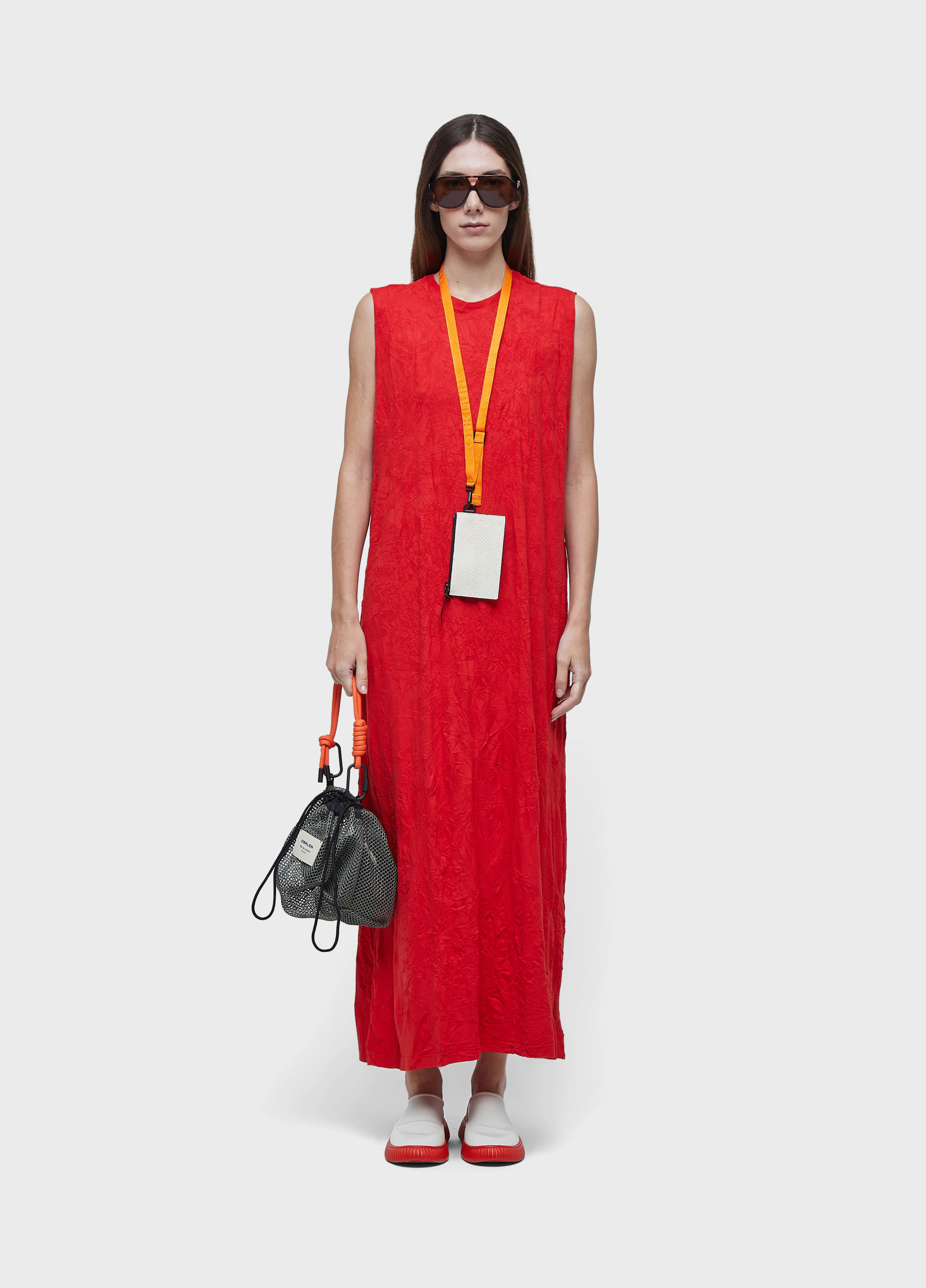 Vestido sleeveless wrinkled color | OffPremium (BR)