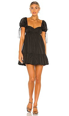 Amanda Uprichard Sicily Dress in Black from Revolve.com | Revolve Clothing (Global)