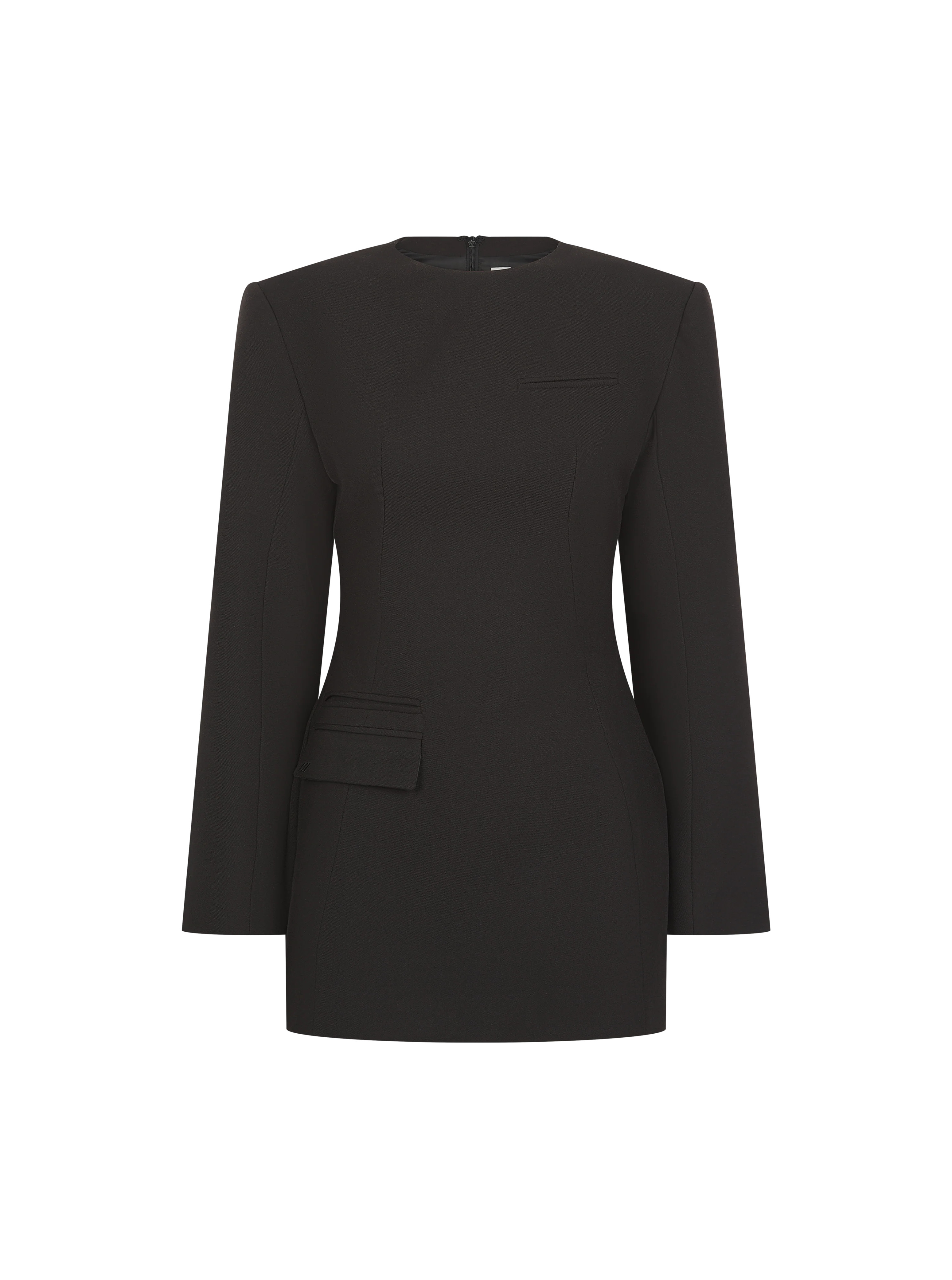 Sophie Tailored Dress - Black | Maebe