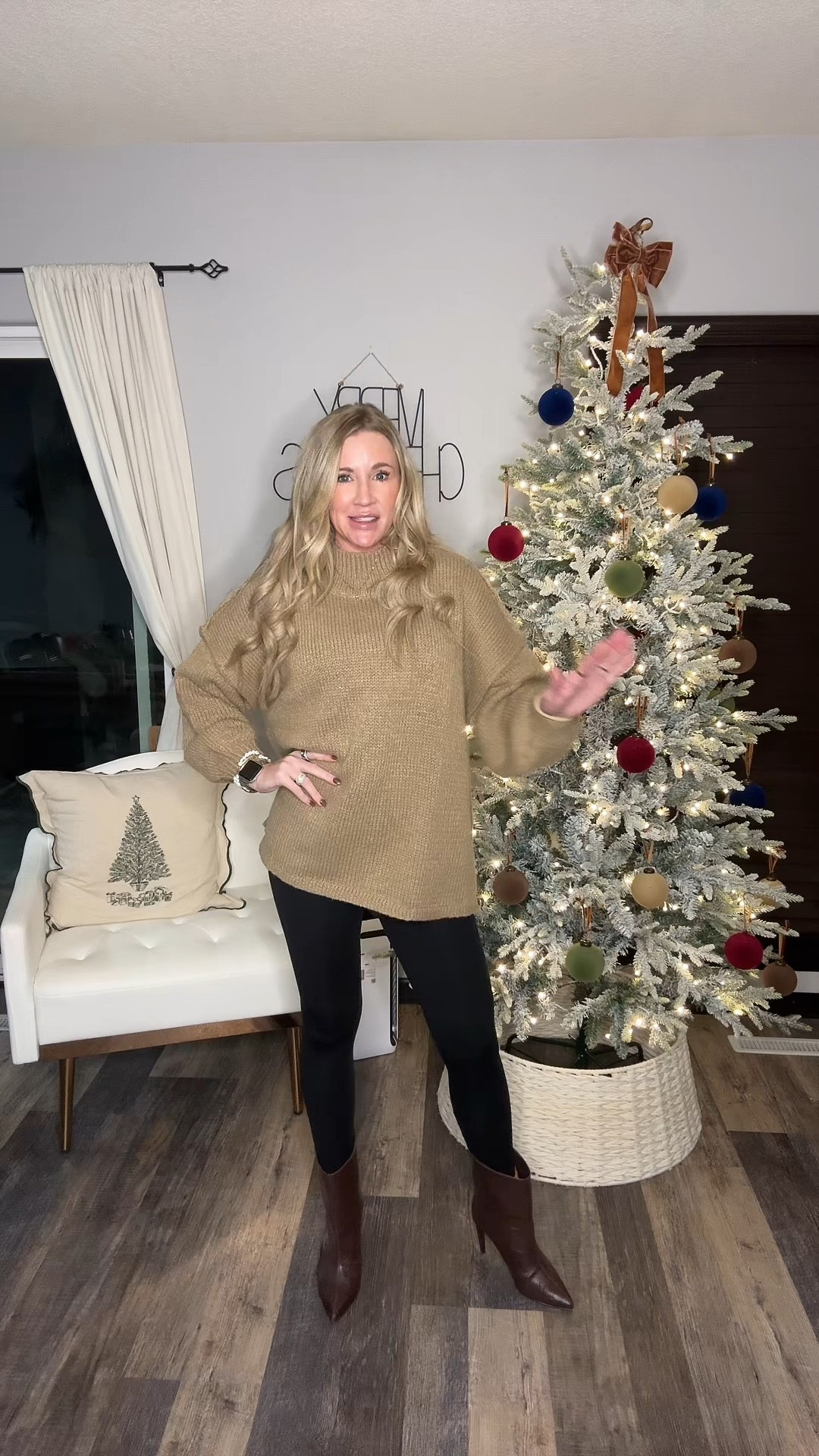 #sweater
Leggings
Boots
Winter style 

#LTKFindsUnder50 #LTKOver40 #LTKgrwm