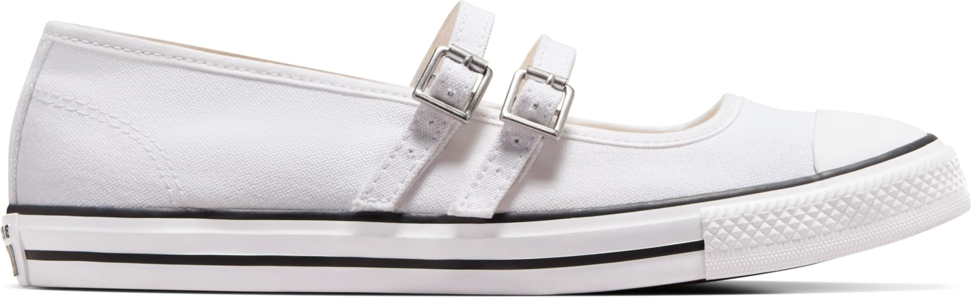 Amazon.com | Converse Women's Chuck Taylor All Star Dainty Mary Jane OX, White/Egret/White, 8.5 |... | Amazon (US)