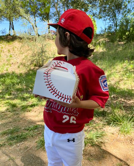 These baseball snack boxes were a big hit today at my little boys game! I used a dozen of them to put snacks in for the team. 

Baseball treat box
Baseball themed birthday 
Baseball goody bags 

#LTKfamily #LTKparties #LTKfindsunder50