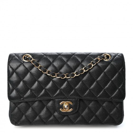 CHANEL

Caviar Quilted Medium Double Flap Black | Fashionphile
