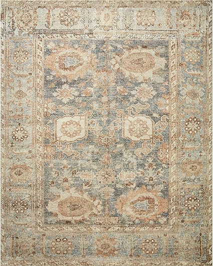 Loloi II Margot Collection MAT-03 Ocean/Spice 2'-3" x 3'-9" Accent Rug feat. CloudPile | Amazon (US)