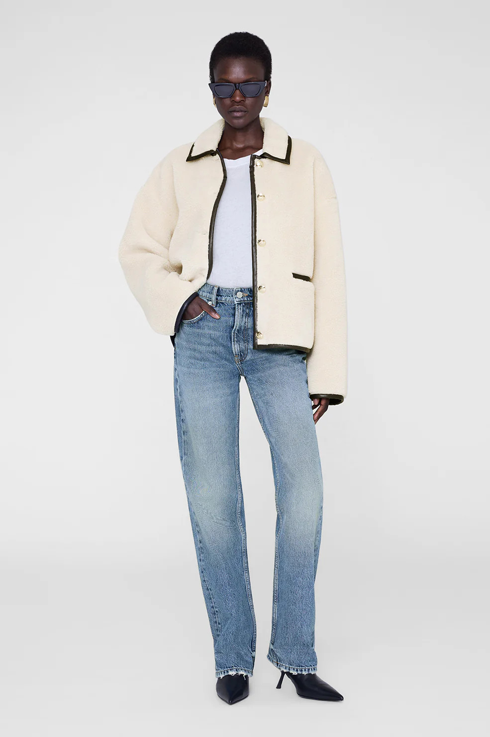 Camden Jacket - Cream | Anine Bing