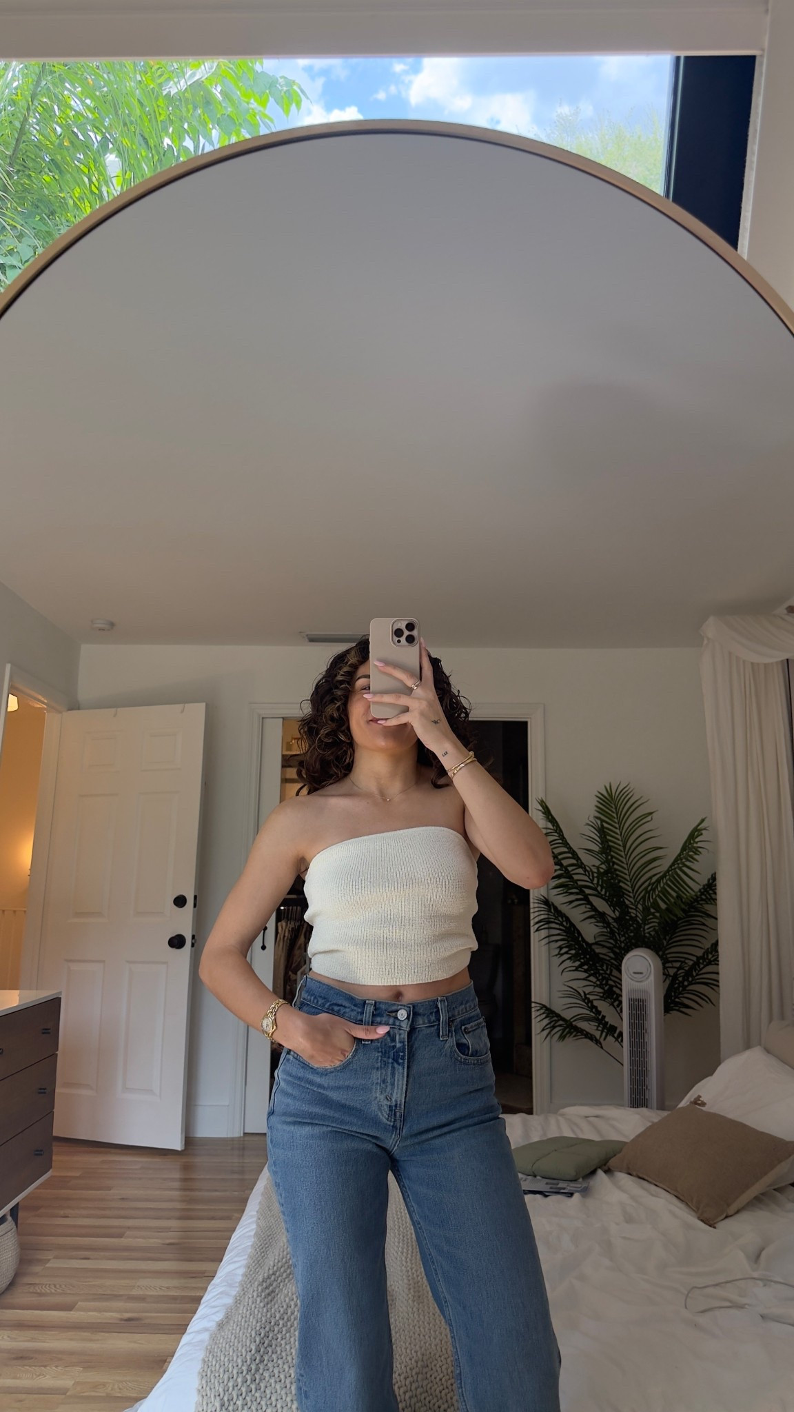 new GIANT bedroom mirror! 