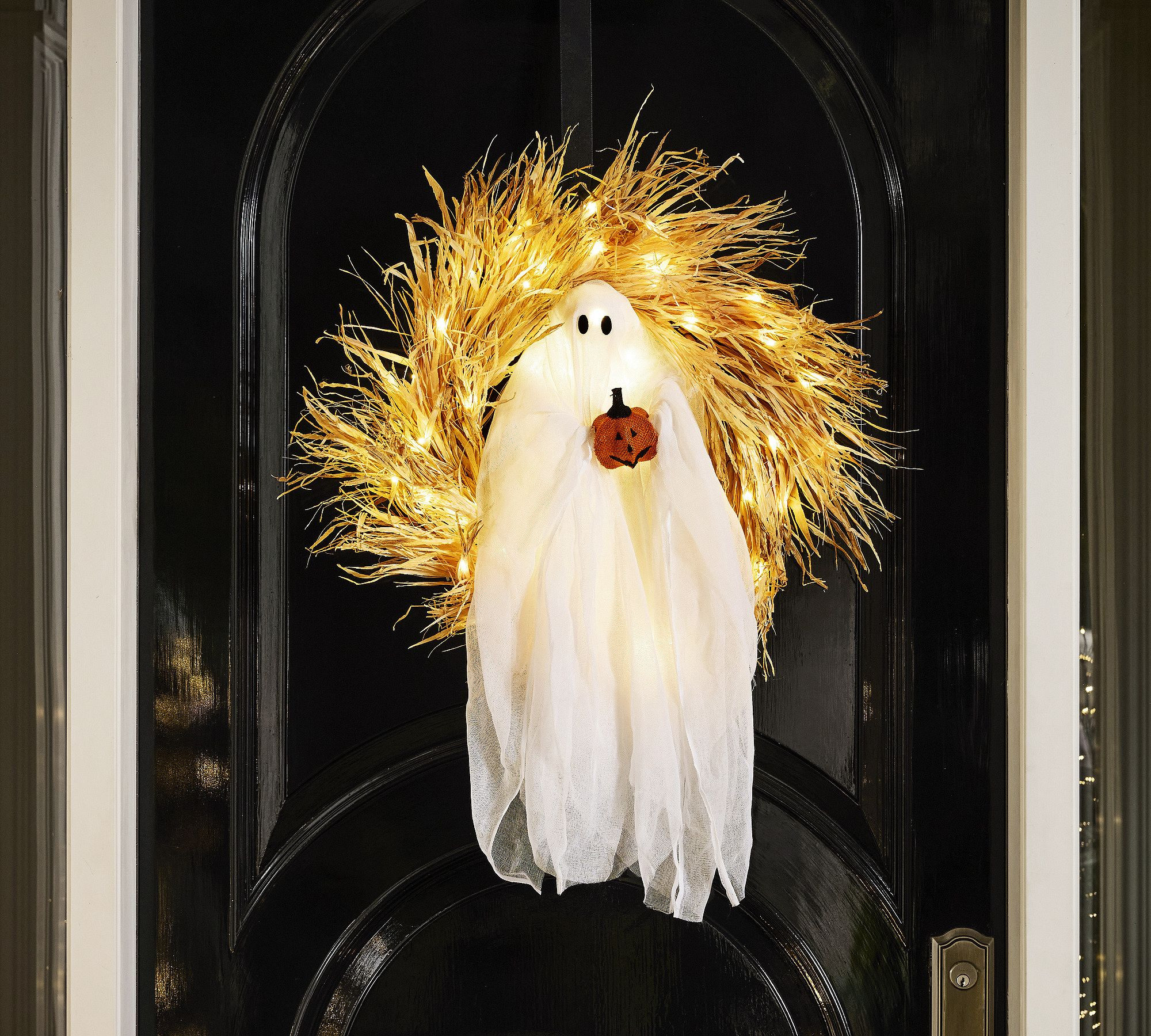 Mr. Gus the Ghost Wreath | Pottery Barn (US)