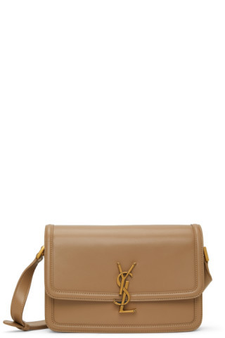 Taupe Medium Solferino Bag | SSENSE