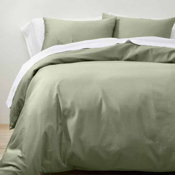 Supima Washed Sateen Duvet & Sham Set - Casaluna™ | Target