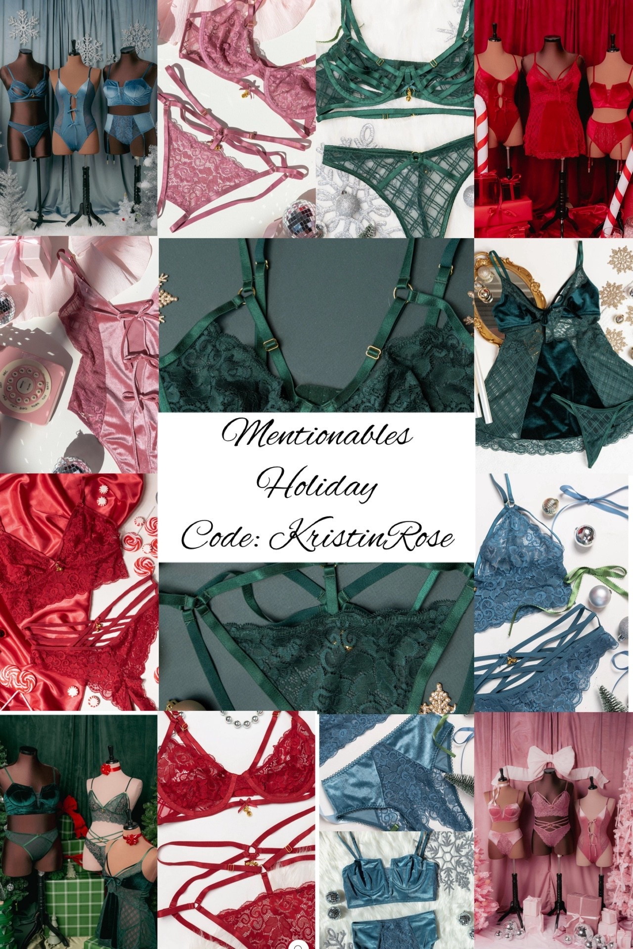 Mentionables Holiday Collection 
Code: KristinRose

 

#LTKGiftGuide #LTKStyleTip #LTKHoliday
