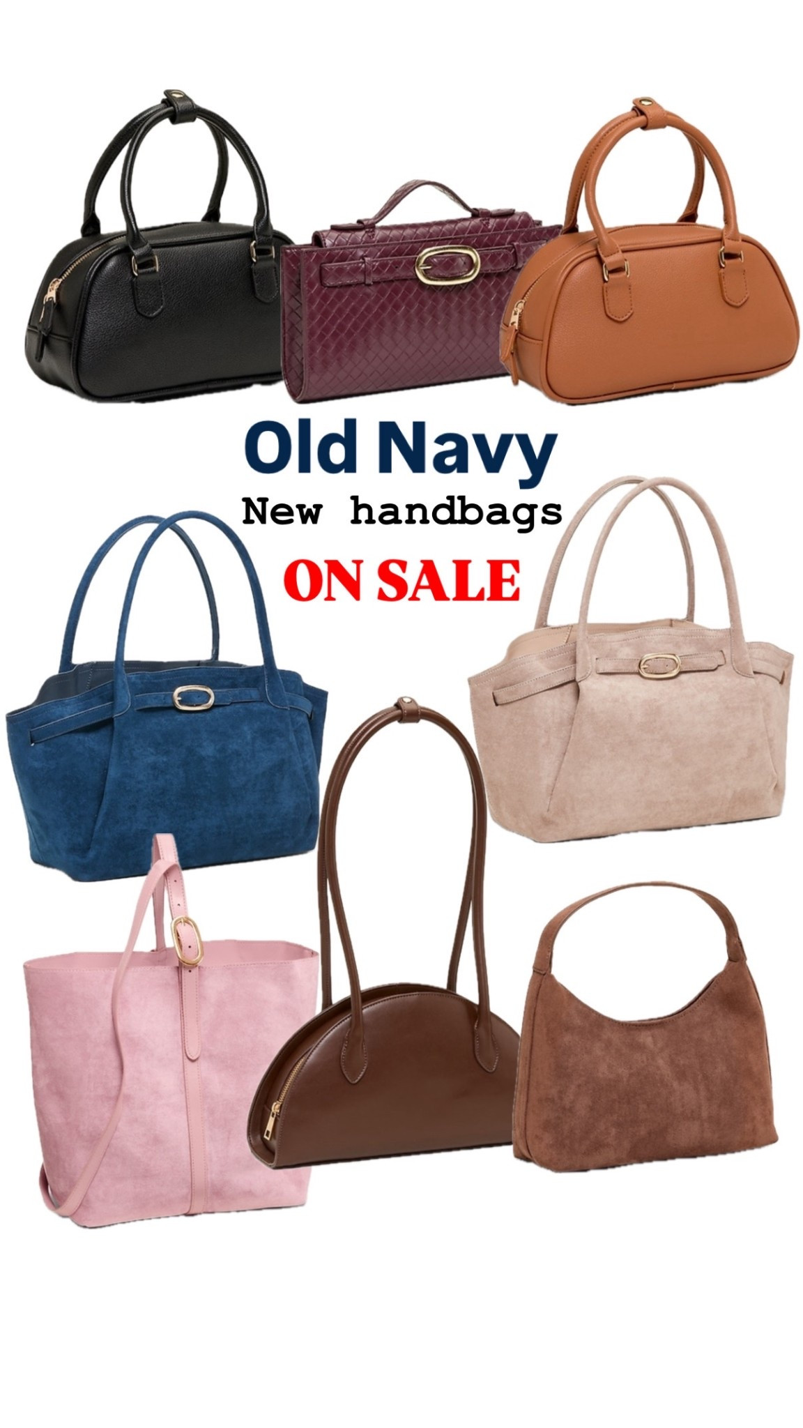 Old Navy handbags ON SALE🚨🚨🚨

#LTKSaleAlert