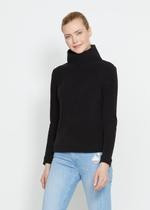 Park Slope Turtleneck (Black) | Dudley Stephens