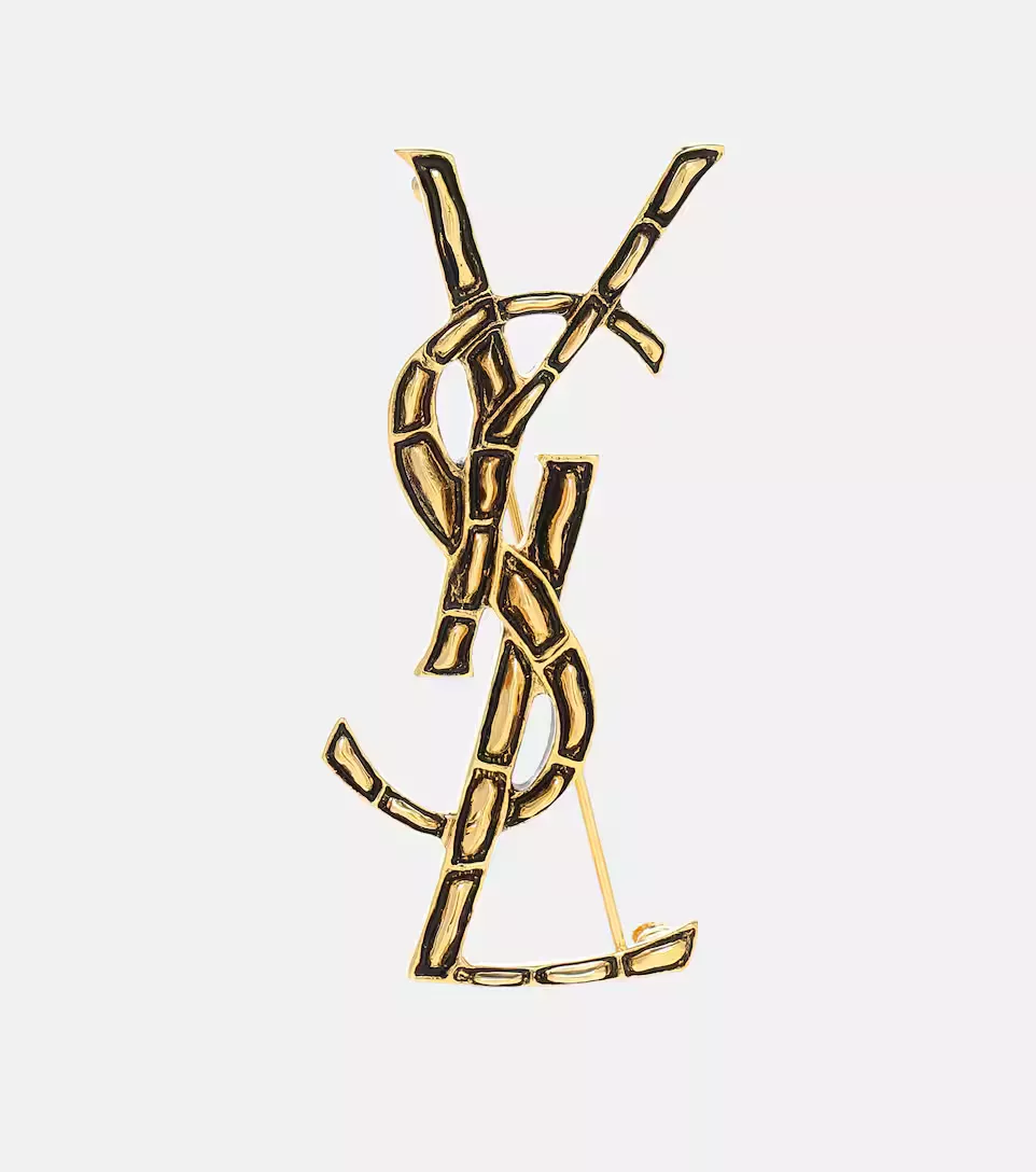 ysl monogram brooch with a twisted … curated on LTK