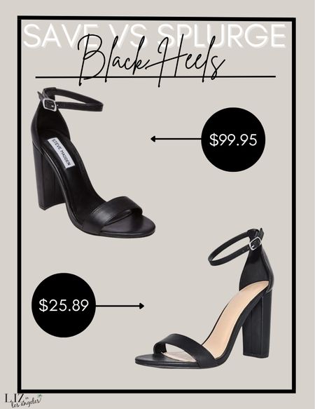 Black chunky heel shoes are a big trend right now and these are a great price for the same look. I love the look of the Steve Madden shoe but this is a great dressy shoe for a wedding guest outfit or a date night or any special occasion 

#LTKsalealert #LTKshoecrush #LTKFind