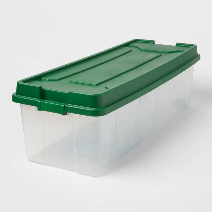 200qt Clear Latching Tree Box Green Lid - Brightroom™ | Target