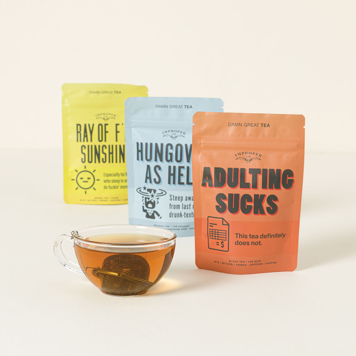 Bluntly Brewed Tea Collection | UncommonGoods