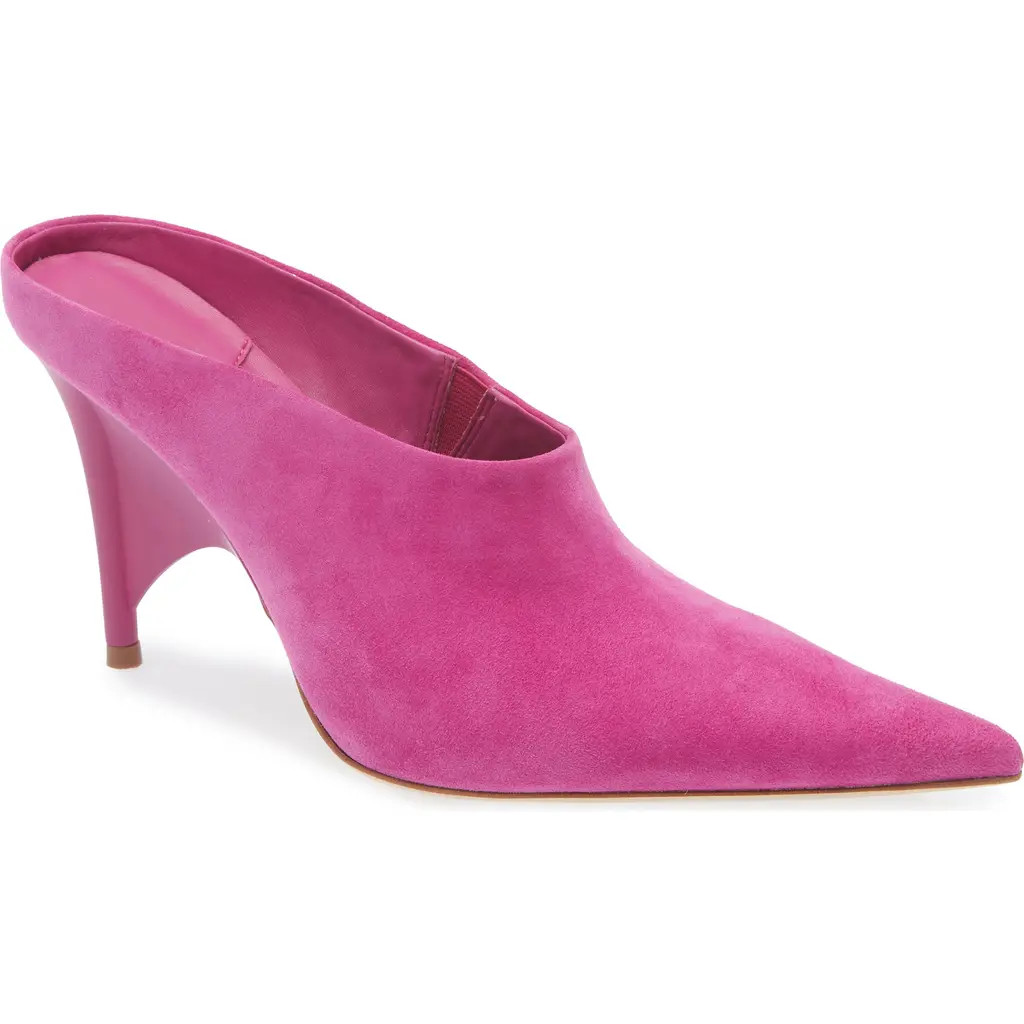 Jeffrey Campbell Vader Pointed Toe Mule in Magenta Suede at Nordstrom, Size 5.5 | Nordstrom
