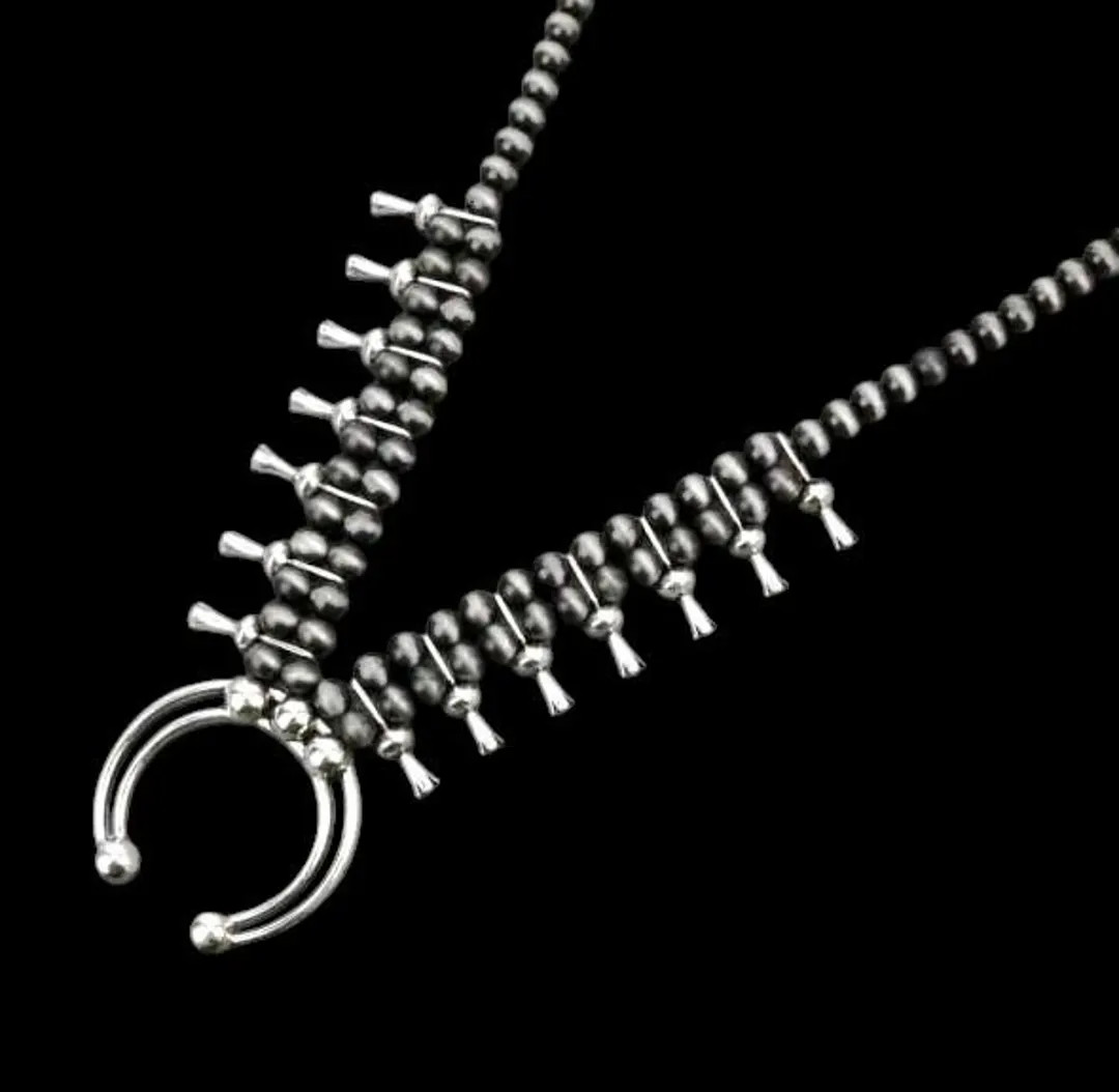 Squash Blossom Necklace, Navajo Squash Blossom Necklace ,squash Blossom Necklace Vintage, Western... | Etsy (US)