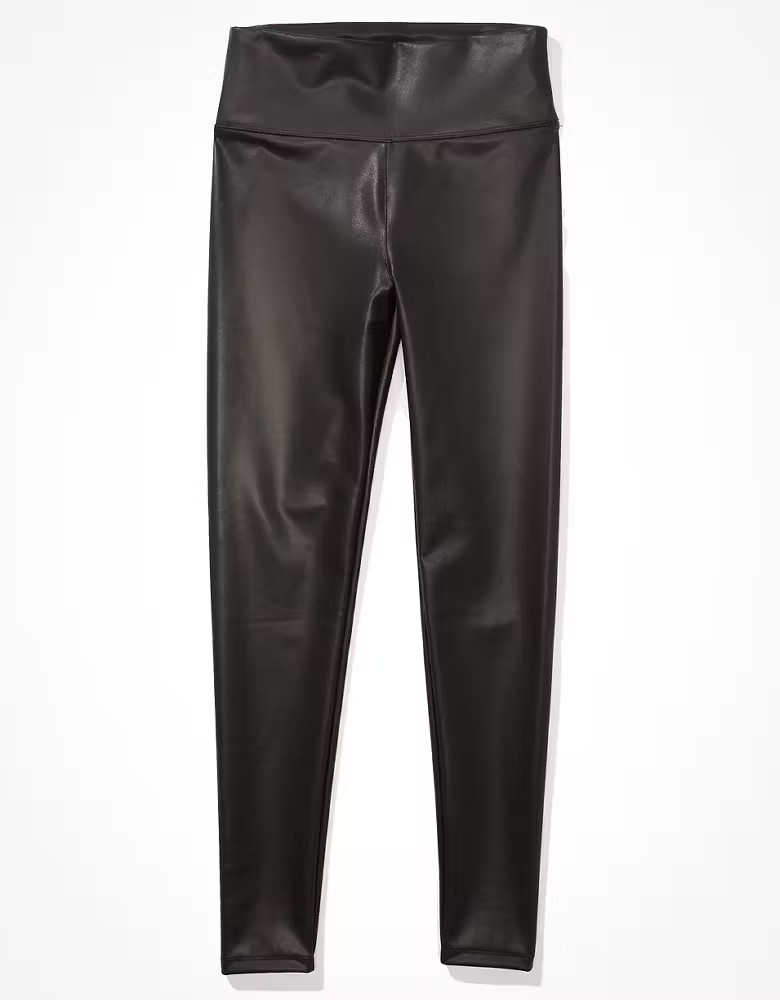 AE Faux Leather Highest-Waisted Legging | American Eagle Outfitters (US & CA)
