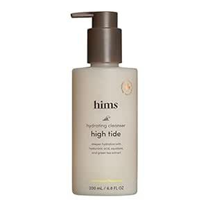 hims High Tide Hydrating Daily Cleanser for Men - Gentle Face Cleanser with Hyaluronic Acid, Squa... | Amazon (US)