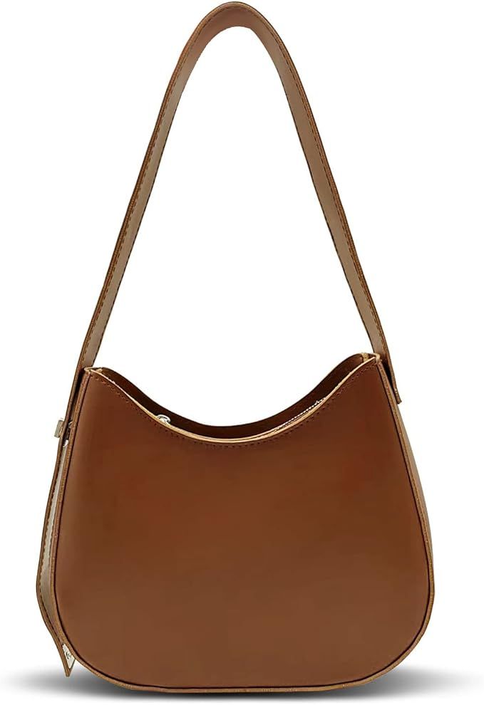 Monwestck Saddle Bag Shoulder Bag For Women,Mini Purse Crescent Bag Retro Classic Purse For Girl... | Amazon (US)