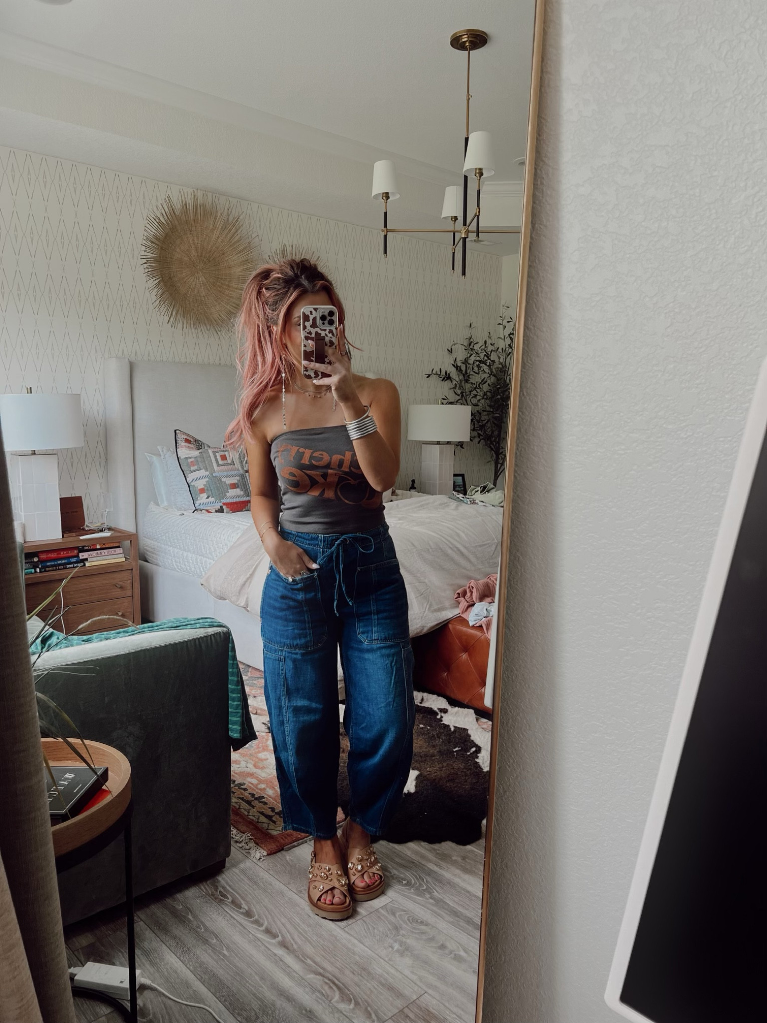 Top, Pants, Shoes, Earrings- Free People
Bracelet- Nordstrom 
Rings- Goldie Lew 

#LTKStyleTip #LTKShoeCrush