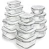 [13-Pack] Glass Storage Containers with Lids - Glass Food Storage Containers Airtight - Glass Con... | Amazon (US)