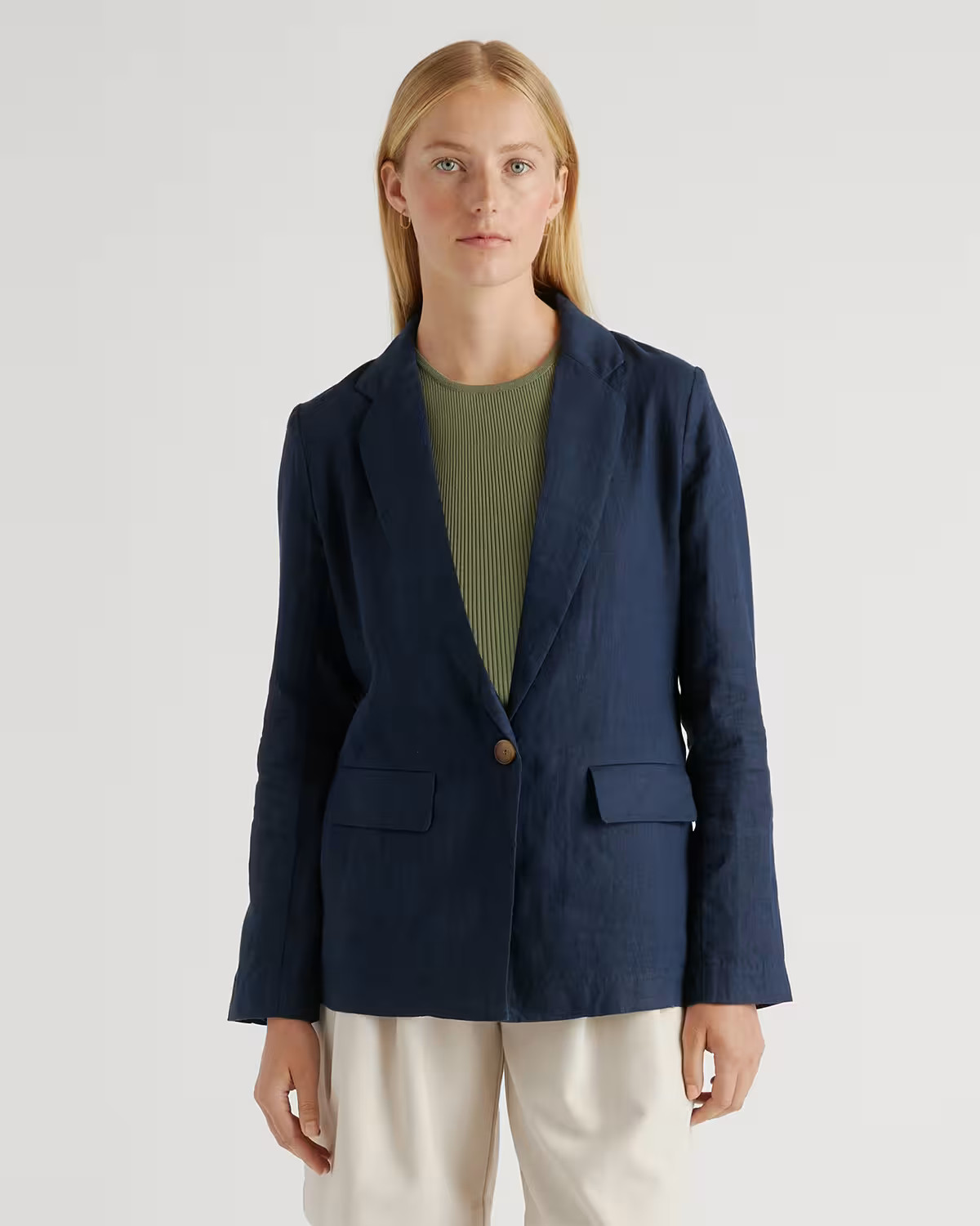 100% European Linen Blazer | Quince