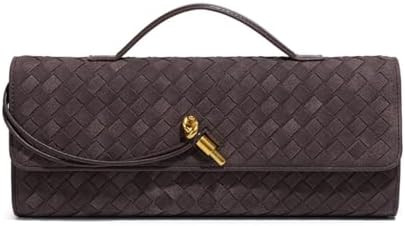 JYG Suede Woven Handbag for Women Trendy Evening Shoulder Bag Casual Clutch Purse Crossbody Satch... | Amazon (US)