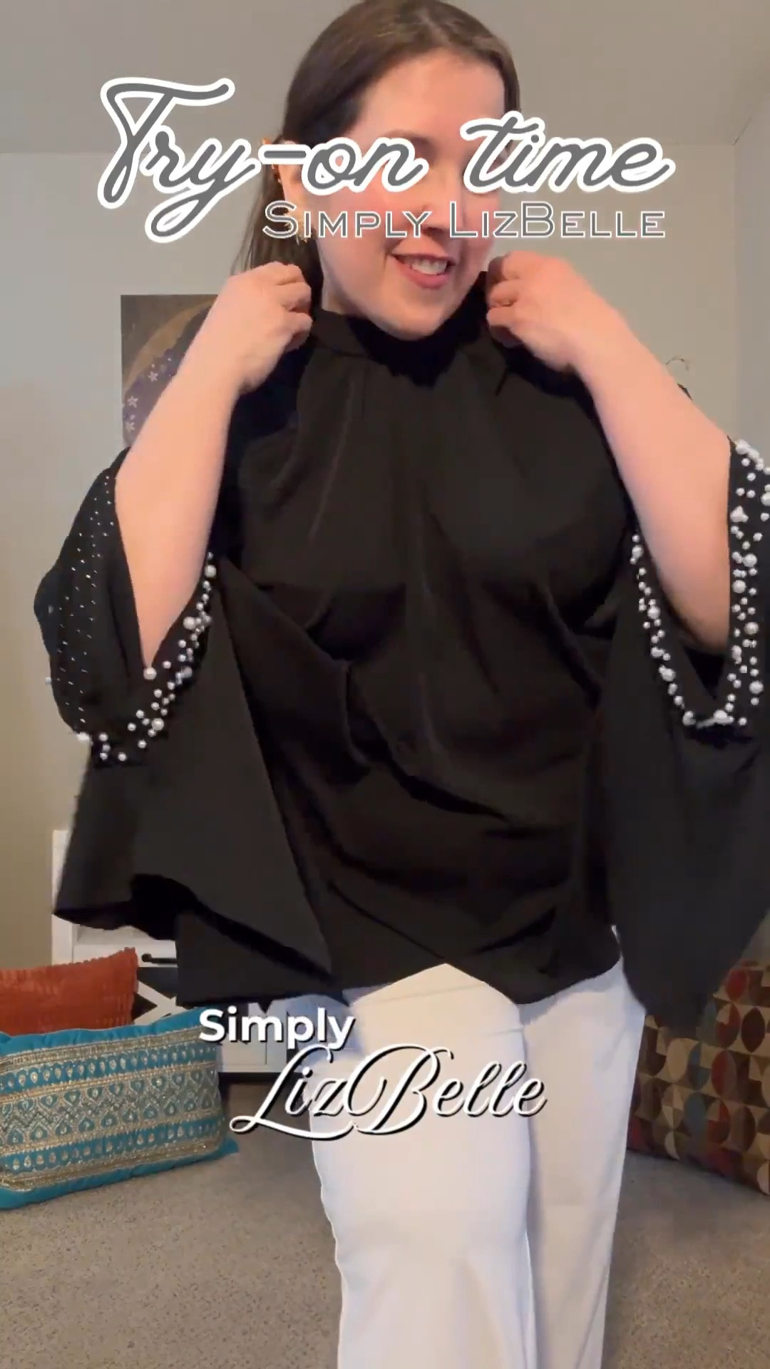 ✨ Statement night-out top that instantly elevates your look ✨
This plus-size pearl-trim poncho top is one of those pieces you throw on and immediately feel put together. The flowy drape is super flattering, the mock neck gives it a polished touch, and the pearl-detailed split sleeves add just the right amount of glam without feeling overdone.

I love how lightweight and airy it feels while still looking luxe — perfect for date night, girls’ night, dinner parties, holiday events, or anytime you want a chic outfit without squeezing into something tight. The poncho silhouette gives great coverage while still moving beautifully, and it pairs effortlessly with faux leather leggings, skinny jeans, or dressy pants.

✔️ Flowy, flattering fit for curves
✔️ Pearl sleeve details for an elevated look
✔️ Mock neck = polished and classy
✔️ Easy to dress up or down
✔️ Comfortable enough to wear all night

Style tip: add statement earrings and heels for a night-out vibe, or keep it sleek with ankle boots and a clutch. This is one of those “wear it again and again” tops that works for so many occasions.

#LTKcurves #LTKplus #LTKstyletip #LTKfashion #plussizestyle #datenightoutfit #goingouttop #curvyfashion #nightoutlook #holidayoutfit #partywear #effortlesschic

Simply Lizbelle 
• Confidence Starts Here •
 Fashion | Lifestyle l Wellness 
🛍 amazon.com/shop/lizbellem | 
🎥 YouTube @simplylizbelle | 
📱 tiktok.com/@lizbellem | 
📸 instagram.com/simplylizbelle | 
📌 pinterest.com/lizbellelopez | 
📘 facebook.com/lizbellem | 
💼 LTK /simplylizbelle | 
🌐 simplylizbelle.com



#LTKOver40 #LTKValentine #LTKPlusSize