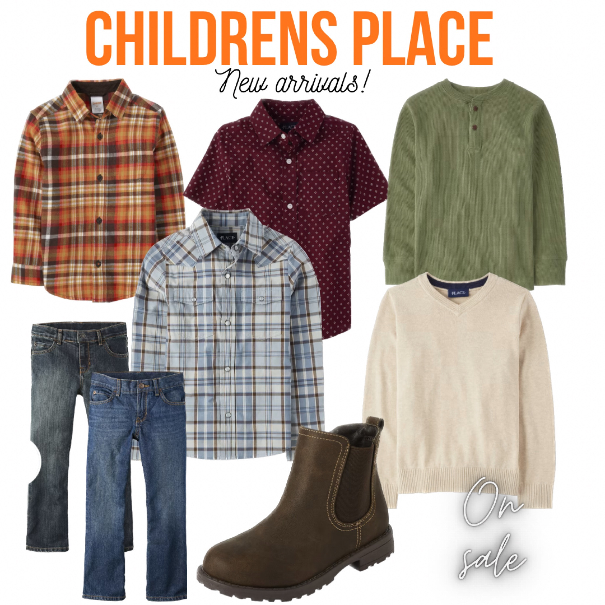 It’s officially time to start shopping for fall 🍂

🎃A huge SALE is going on so here’s some new arrivals I’ve ordered recently! 
Childrens place is up to 75% off🚨

#fallpicks #childrensclothing #kidsclothes

#LTKkids #LTKBacktoSchool #LTKsalealert