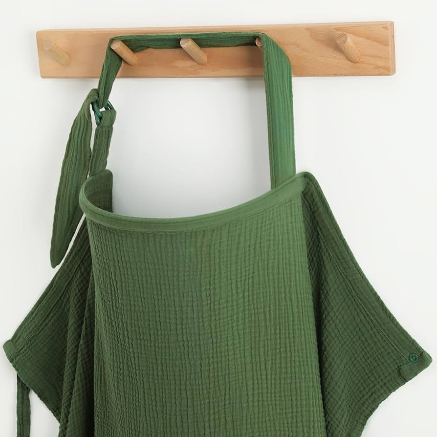 Blissful Diary Muslin Nursing Cover for Breastfeeding, Breathable Breastfeeding Cover up with Arc... | Amazon (US)