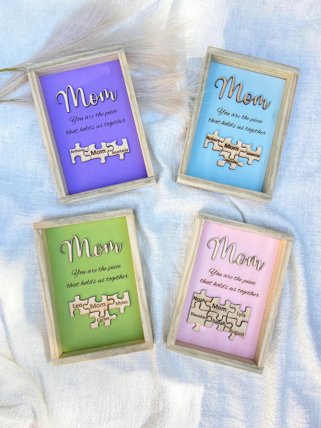 Mothers Day Gift Mothers Day Puzzle Sign Piece That Hold Us Together Sign Gift for Mom Grandma Gi... | Etsy (US)