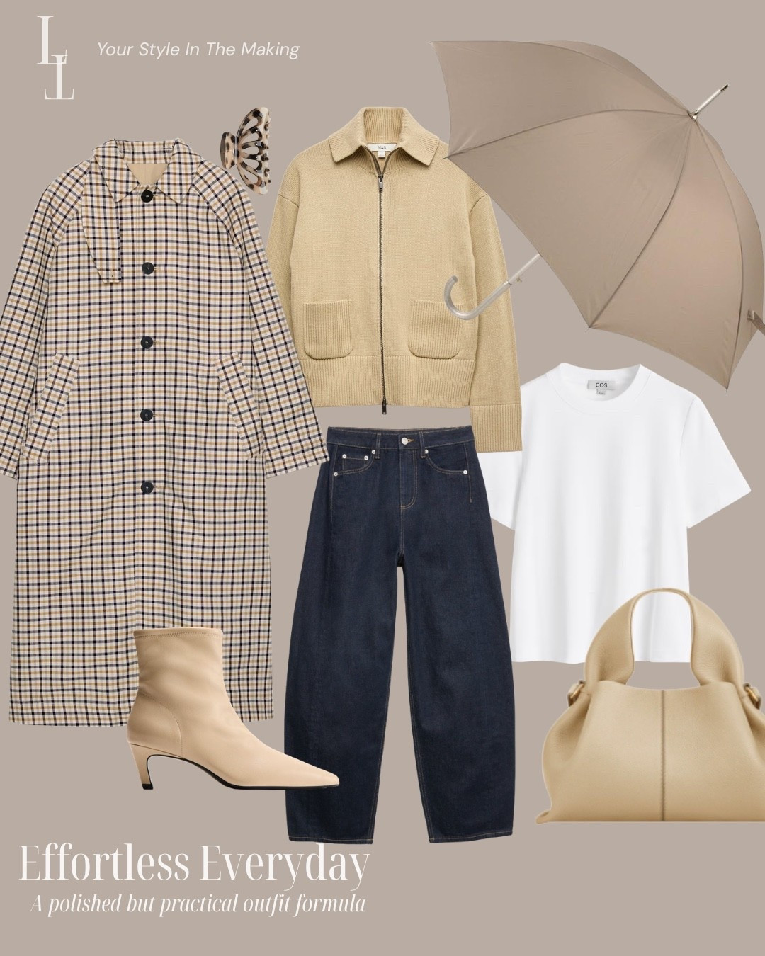 Polished but practical for these rainy days ☔️

Zara, trench coat, barrel leg, knitwear, neutral outfit 




#LTKspring #LTKuk #LTKstyletip