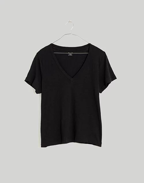 Whisper Cotton V-Neck Tee | Madewell