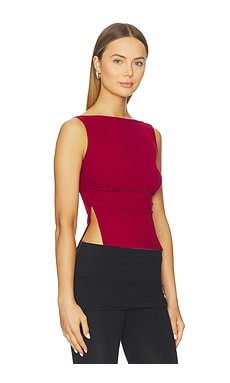 ALL THE WAYS Jessica Top in Dark Red from Revolve.com | Revolve Clothing (Global)