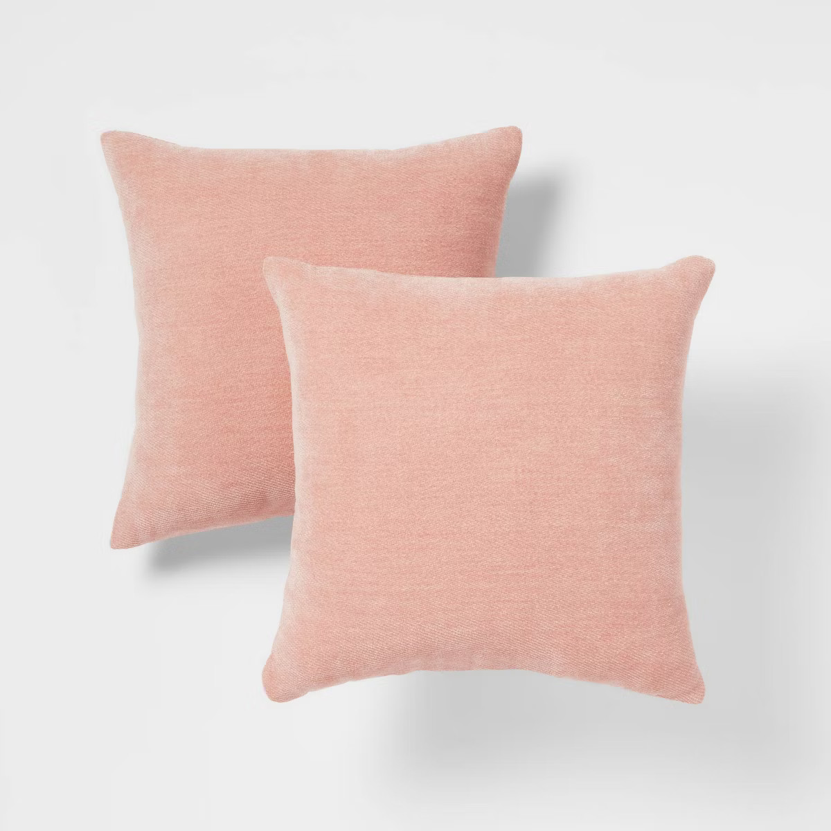 2pk Chenille Square Throw Pillows - Threshold™ | Target