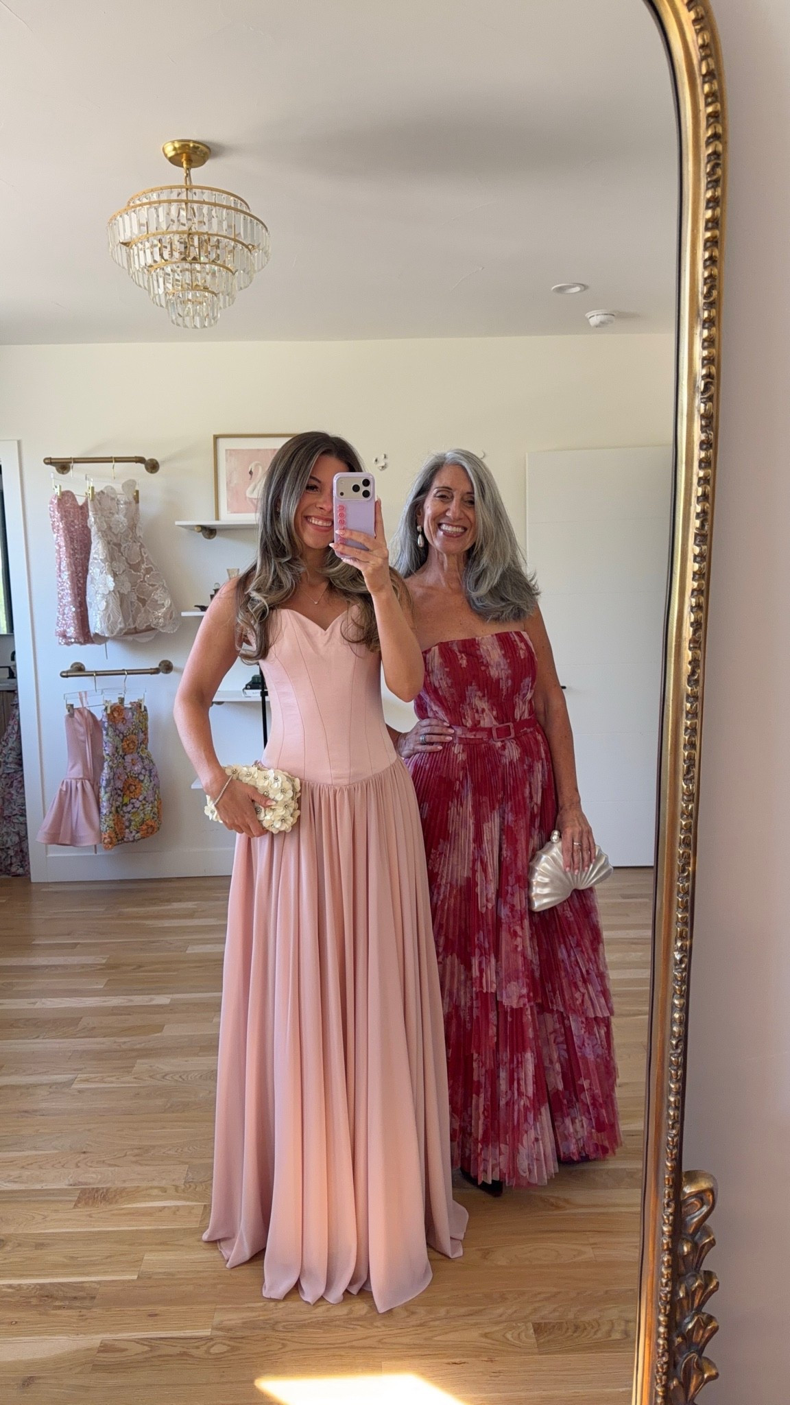 pink corset gown with a full flowy skirt, pink watercolor print strapless gown with a tiered pleated skirt mom and me formal wedding guest and mother of the bride dresses 💍

electric picks: emerson20 
lulus: emerson20 (first purchase)

I’m 5’4” and wear a size small/2 

mom is 5’4” and wears a medium/6

fall wedding guest dresses, wedding guest dresses, cocktail dresses, semi-formal dresses, black tie wedding guest dresses, destination wedding guest dresses, garden party dresses, wedding guest outfit ideas, mom & me outfits, mom & me dresses, matching outfits, mother daughter outfits, family photo outfits, wedding guest dresses, mother of the bride, mother of the groom, wedding guest outfit ideas

#LTKWedding #LTKgrwm #LTKU