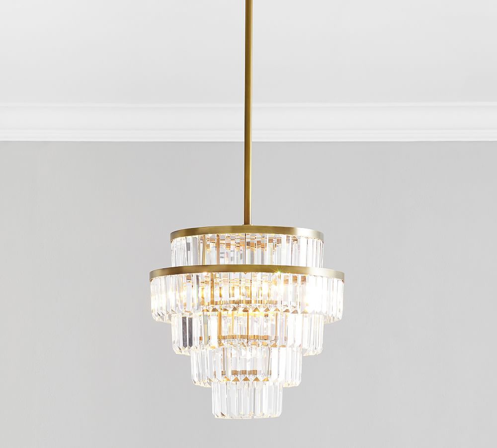 Gemma Crystal Round Chandelier | Pottery Barn (US)